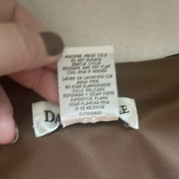 Vintage Y2K Danny Nicole Dress Women 12 Brown Geometric Pleated Back Tie Stretch - Picture 7 of 7